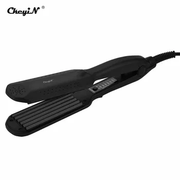 

Electric Hair Iron Ceramic Corrugated Iron Hair Wave Corrugation Flat Iron Straightening Crimper Curl Roller Curling Styling