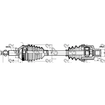 

Drive Assembly Ford Mondeo † (GBP) GSP art. 218006
