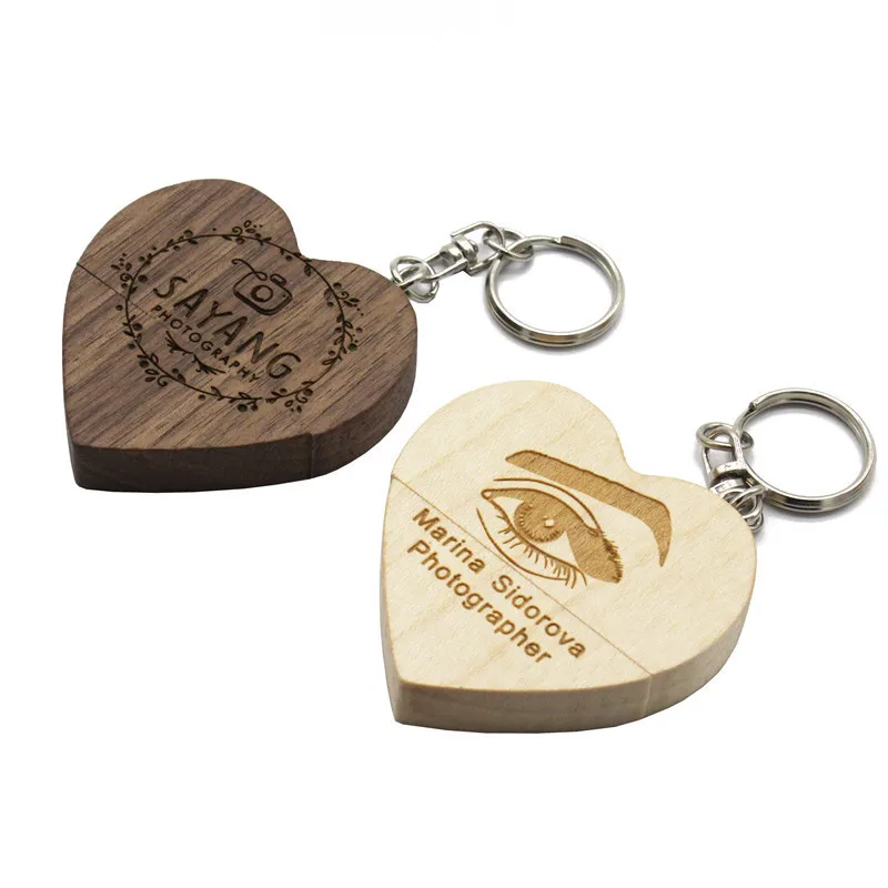 Usb флеш накопитель деревянный 64 ГБ 16 32 ГБ|heart usb|flash drive memory stickstick pen |