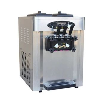 

25L / H stainless steel ice cream making machine 1800W thailand soft ice cream machine with brand compressor