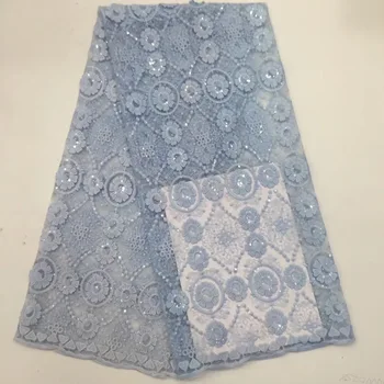 

New Design Milk Silk Nigerian Lace Fabric African Lace Fabric 2019 High Quality French Guipure Lace Fabric For Wedding