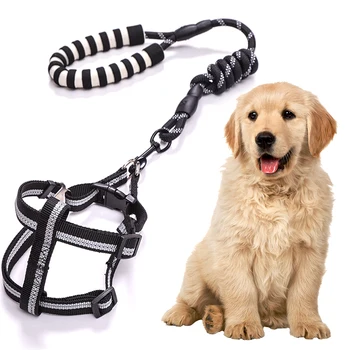 

Dog Cat Harness Leash Adjustable Reflective Harness Leash Collar for Cat Small Dog Outdoor Walking Chihuahua Yorkshire Terrier