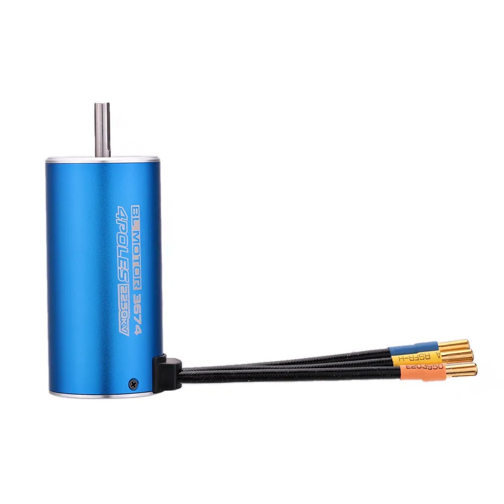 Moteur Brushless 3674 2250KV + ESC 120A pour Voiture RC 1/8