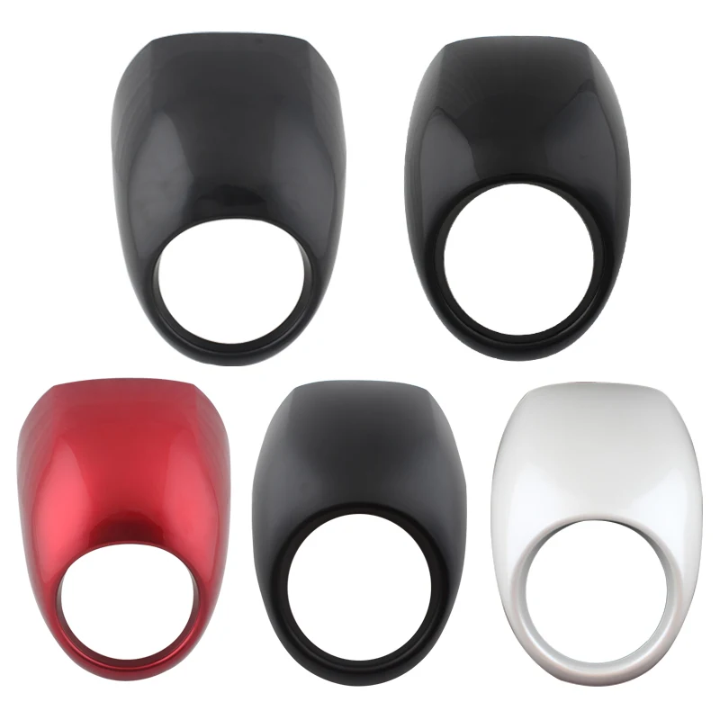 

Мотоциклетный Головной фонарь 5 3/4 дюйма, обтекатель для Кафе Racer, для Harley Sportster Touring Dyna Softail XL XR, мотоциклетная Передняя световая маска Cowl