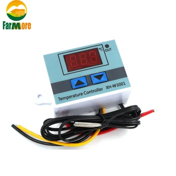 

W3001 Digital Control Temperature Microcomputer 10A12V 24V 220V LED Temperature For Incubator Cooling Heating Switch Thermostat