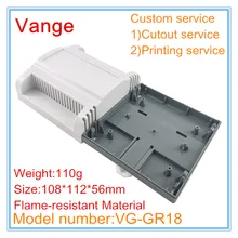 4 шт./партия Электрический энкодер коробка проекта 108*112*56 мм ABS огнестойкий пластиковый корпус распределительная коробка для промышленного устройства управления