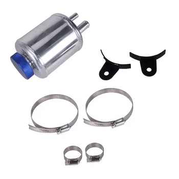 

Racing Universal Aluminium Power Steering Reservoir Breather Tank Blue Cap