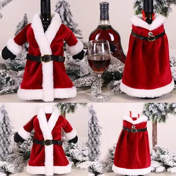 

Christmas Decorations Sweater Bottles Sets Clothes Bottle Dress Up