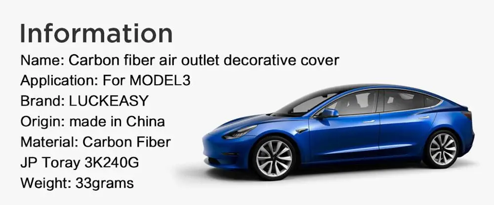LUCKEASY для Tesla модель 3- задний подлокотник коробка из настоящего углеродного волокна декоративная форма внутренняя отделка авто аксессуары
