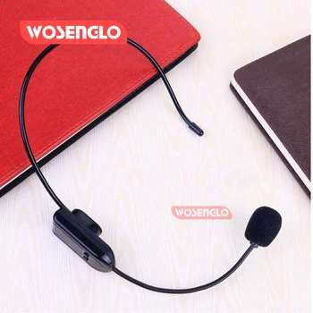 

Portable Radio FM Wireless Headset Microphone Handsfree Megaphone Mic for Teaching Tour Guide Sales Promotion Lectures Meetings