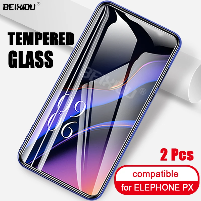 2 шт Полное закаленное стекло для ELEPHONE PX защита экрана 2.5D 9h закаленное стекло для ELEPHONE PX защитная пленка