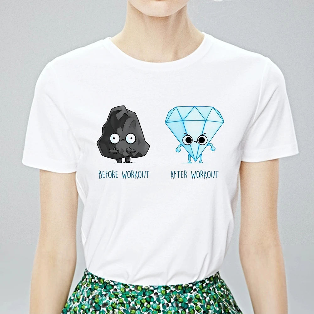 新しい Tシャツ女性カジュアル特大原宿トップ前後ワークアウトおかしい格安 Vestidos 安い Tシャツ流行のプリント Tシャツ T Shirts Aliexpress