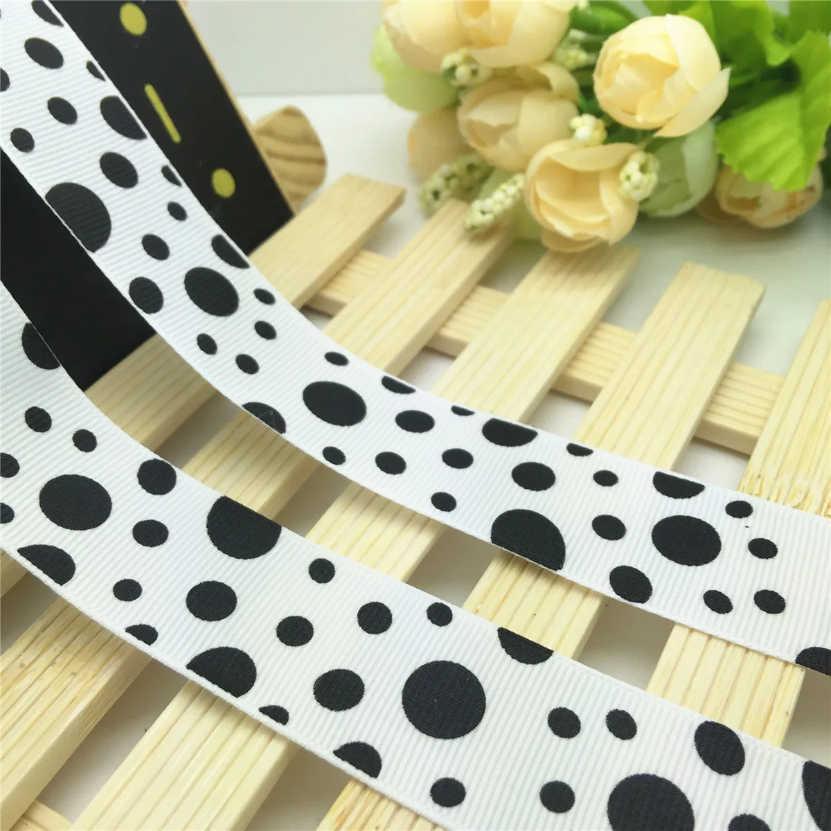 Новый DIY 5 ярдов 1 '✥ мм круг печатных Grosgrain ленты волос лук шитья | Дом и сад