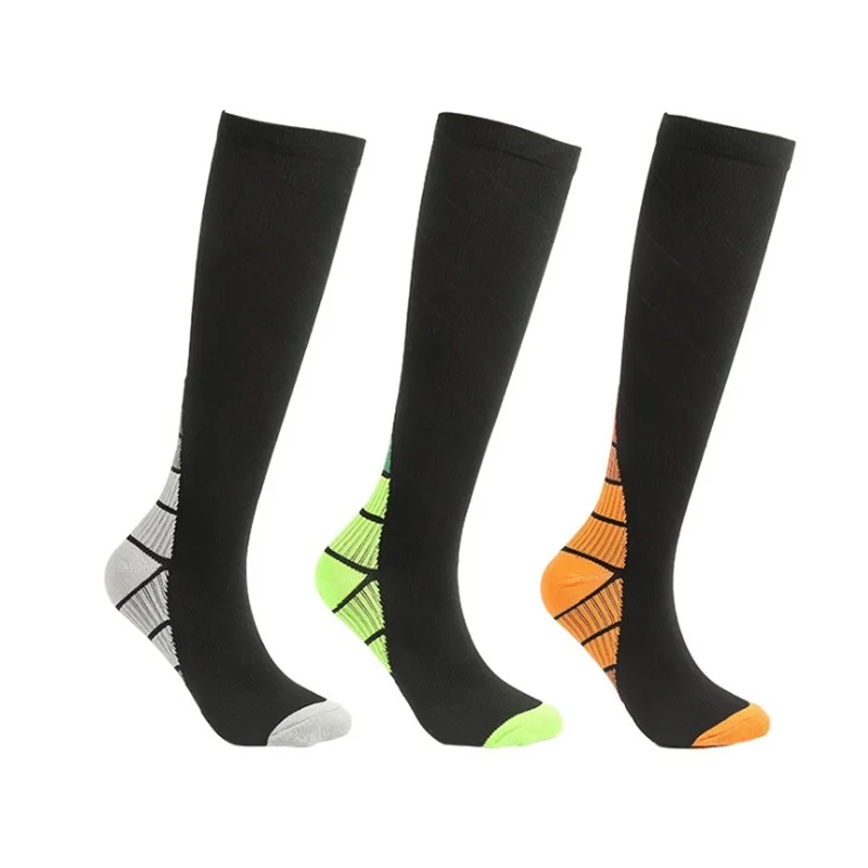 

20-30 mmHg Graduated Compression Socks Firm Pressure Circulation Quality Knee High Orthopedic Support Women Hose Sock