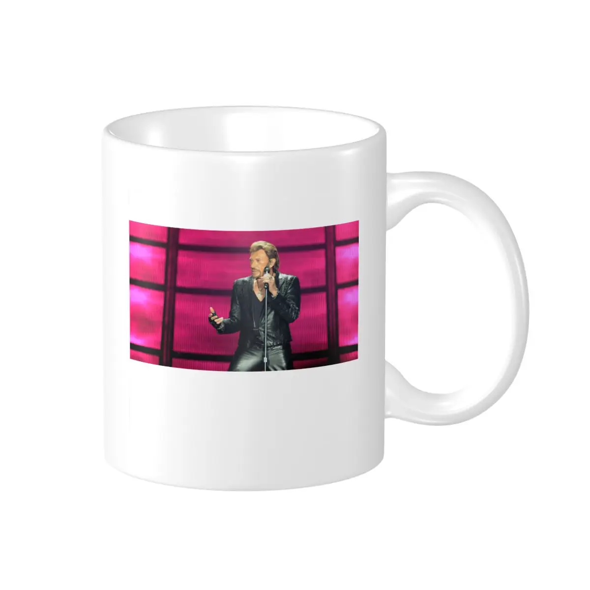 Рекламная акция кружки французского двора с надписью Late Rocker Джонни и Хэлли