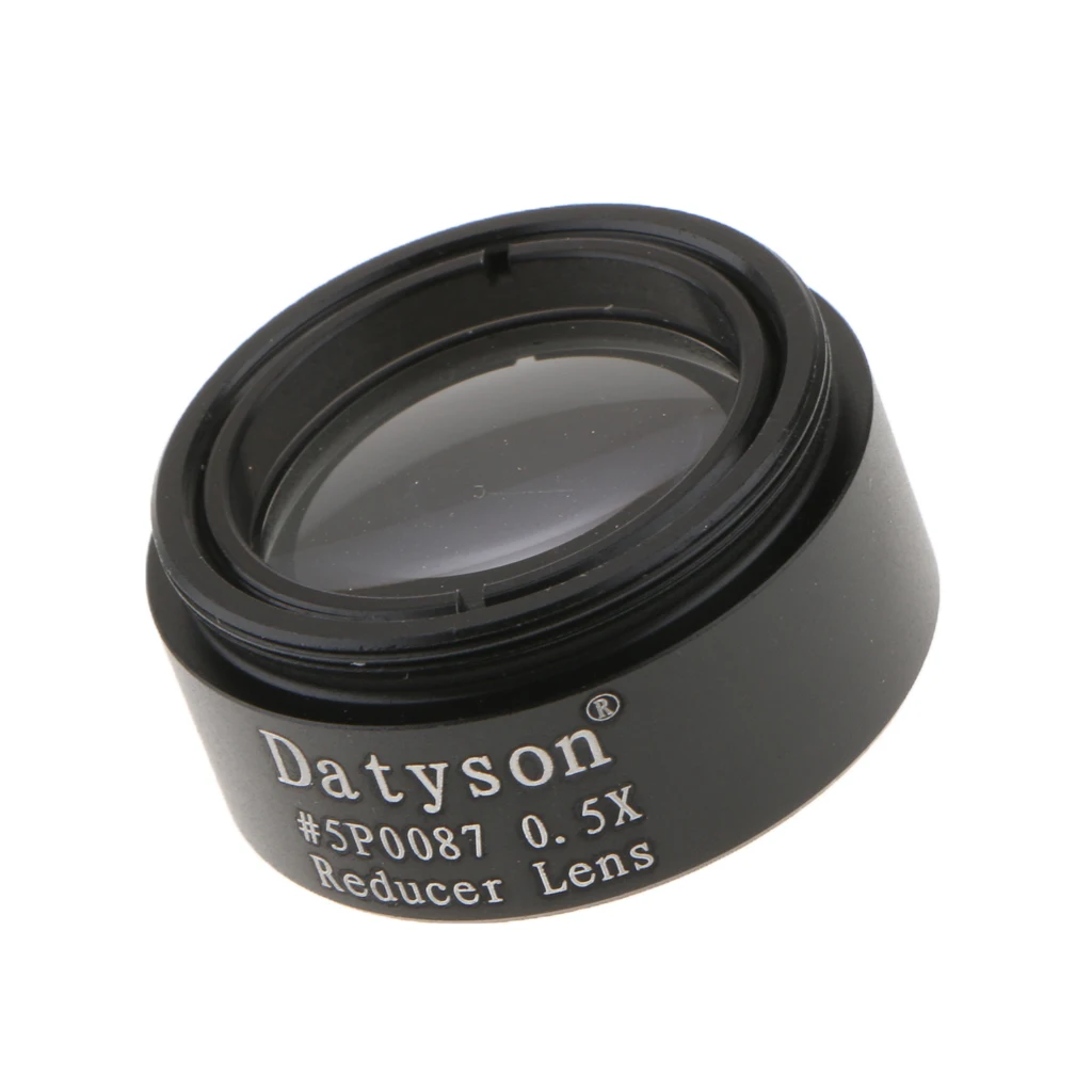 0.5x Barlow Lens 0.5X Focal Reducer Metal with M28*0.6 Thread for 1.25'' / 31.75mm Telescope Eyepiece Accessory