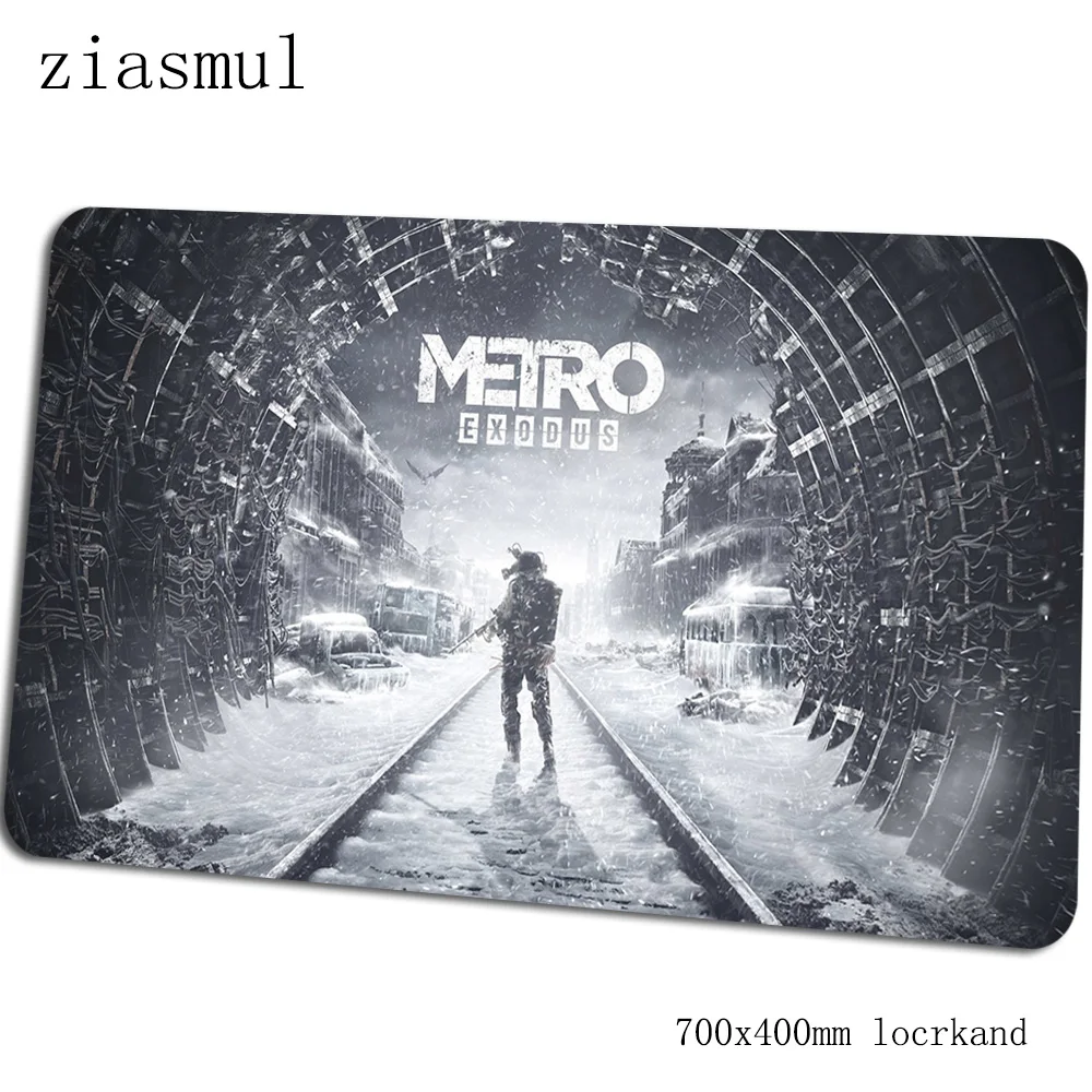 Metro 2033 коврик для мыши высококлассный компьютерный коврик 70x40 см игровой коврик для мыши большой с обработанным краем клавиатура со встроенной мышью игры ПК геймер стол - Цвет: Size 700x400x2mm