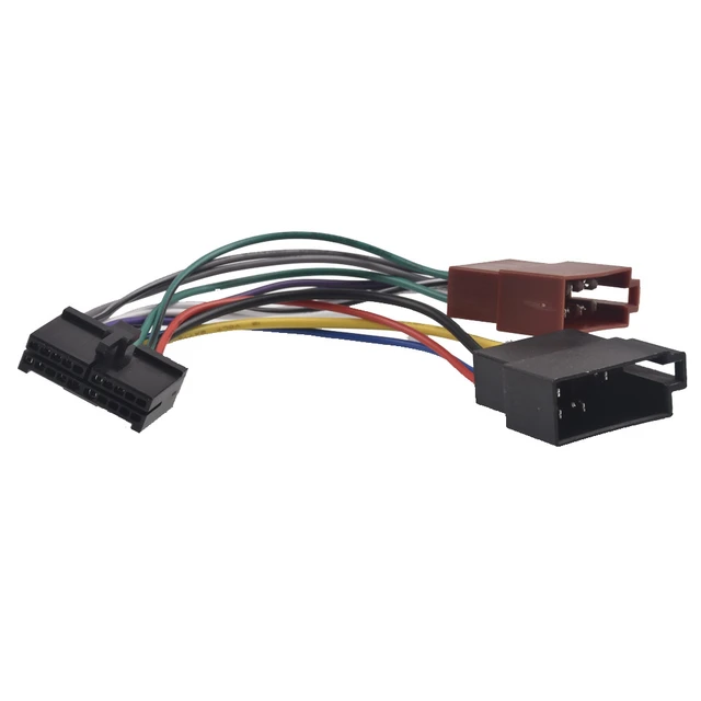 Adaptateur ISO pour autoradio, câble 20 broches, connecteur Din