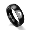 AsJerlya Stainless Steel Couple Rings Sun For Morning Moon For Night Ring For Women Men Couples Ring Jewelry Accessories кольцо 5