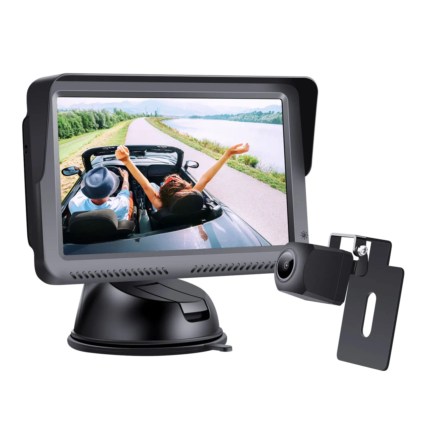 

1080P 5 Inch AHD Screen Car Monitor Parking Rear View Monitor Car Reverse Rear View Backup Camera