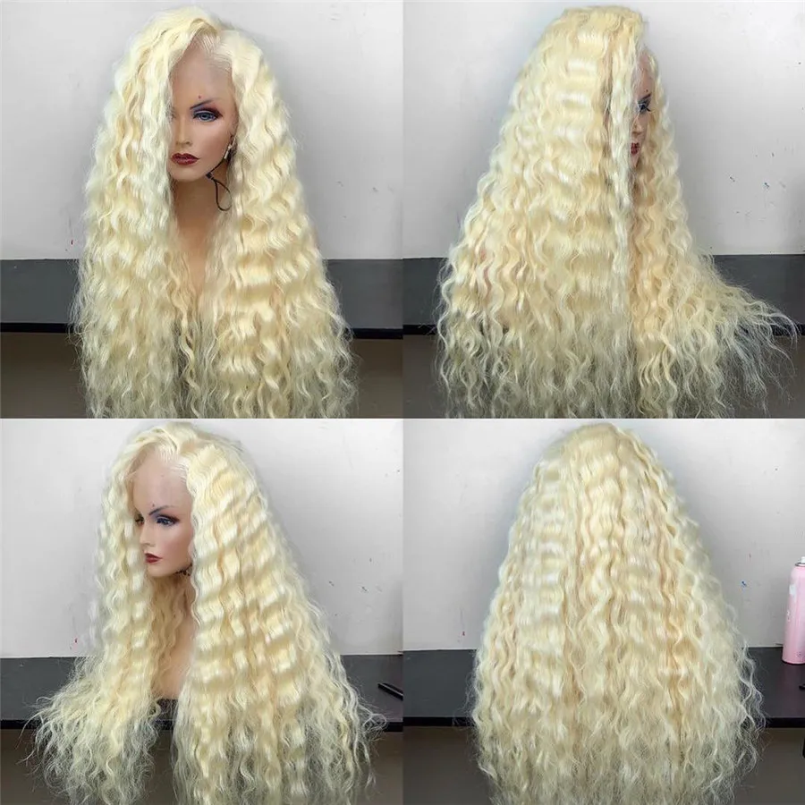 Roselover прозрачное 613 кудрявые парики из натуральных волос на кружеве предварительно сорванные с волосами младенца бразильский медовый блонд Remy парик с кружевом