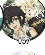 1 шт. 58 мм аниме Серафим конца Owari No аниме Mitsuba Shinoa Yuichiro Hyakuya Shiho Kimizuki значки брошь булавки - Окраска металла: 7
