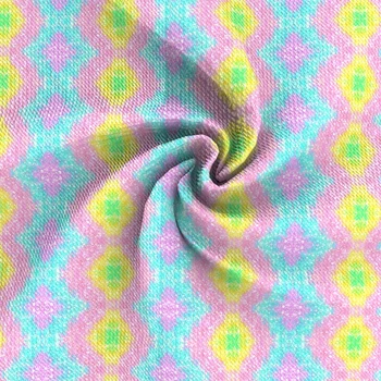

David accessories 20*34cm Patchwork Rainbow Printed Bullet Textured Liverpool Fabric for Sewing Doll Clothes,c10923