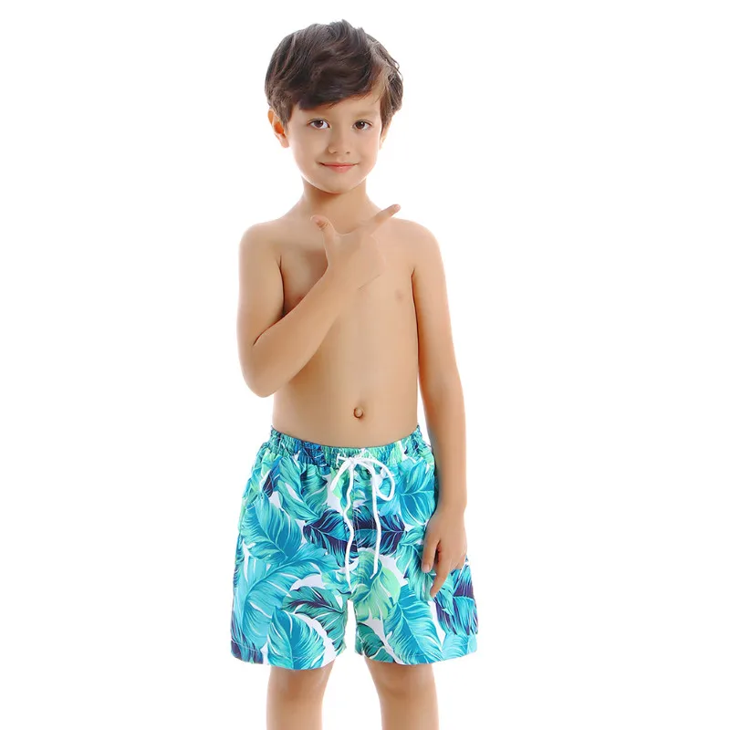 Лето 2020 шорты для маленьких мальчиков пляжные плавания быстросохнущие детская