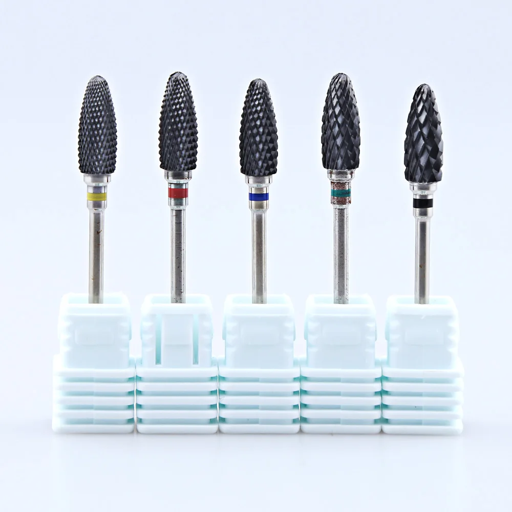 

Nail Drill Bits 3/32" Rotary Ceramic Burr Manicure Bits Electric Nail Drill Accessories Ceramic Cutters File Tools