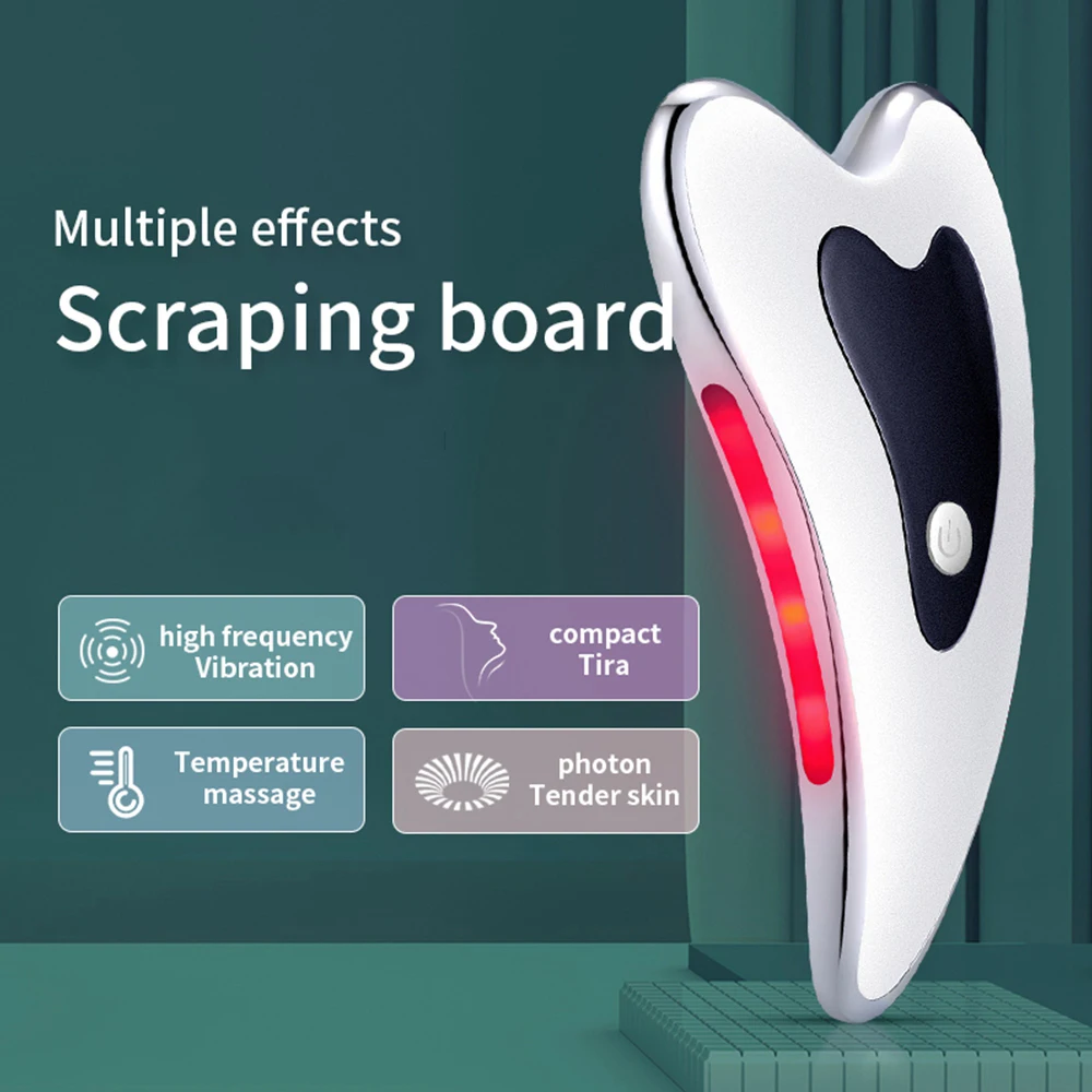 Electric Gua Sha Board Facial Massager Face Lifting Scraping Tool