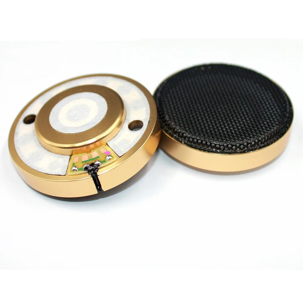 Hifi 50mm Headphone Speaker Unit 32ohm Headset Driver 300ohm For Denon Earphone diy Nanofiber Free edge Sound Good On Sale 2pcs