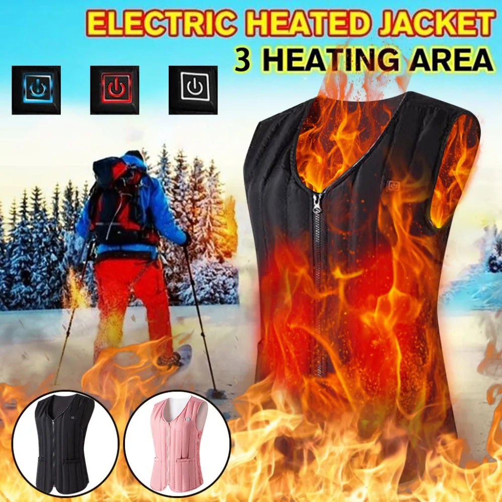 Men And Women Sleeveless Pocket Vest With Wool Hooded Winter Loose Vest #4D03 (5)