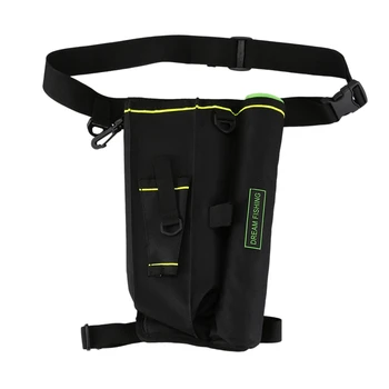 

SEWS-Dream Fishing 1200D Nylon Waist Leg Bag Fishing Rod Holder Fishing Tools Storage Case