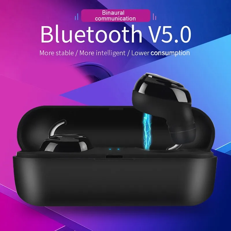 Bluetooth 5 0 Wireless Earphone TWS In Ear Headphones Handsfree Earphones Headphone Sport Earbuds Headset For Phone With Mic
