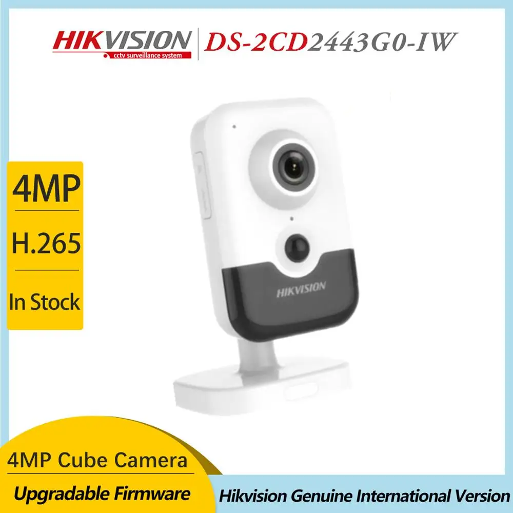 Hikvision DS-2CD2443G0-IW английская версия 4 МП ИК-кубическая сетевая камера замена