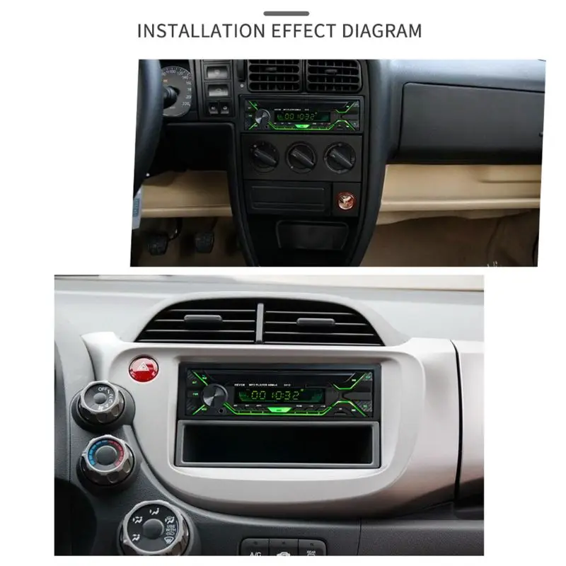 1 комплект Bluetooth автомобильный mp3-плеер аудио стерео автомобильный Радио 12 В