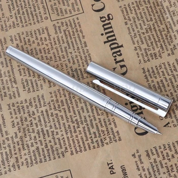 

Hot New Jinhao 126 Executive Complete Silver Fine Hooded Nib Fountain Pen Drop Shipping