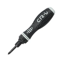 Precision Magnetic Ratchet Screwdriver Kit - Portable Hand Tool (Long screwdriver)