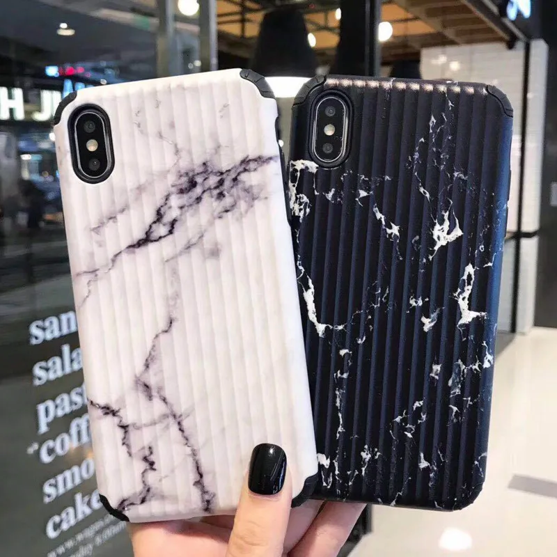 Креативный костюм чехол для телефона iPhone X XS XR XSMax 8 7 6 6S PluS черно-белая полоса
