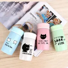 350 мл стеклянная бутылка для воды с милым принтом, чашка для питья, Экологичная бутылка с буквами, бутылка для воды для студентов с подвесным Канатом