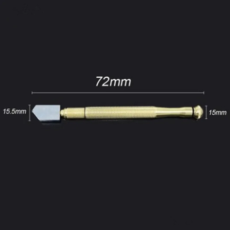 72mm Профессиональный стеклянный резак с металлической ручкой, инструмент для резки стекла - Цвет: 72mm