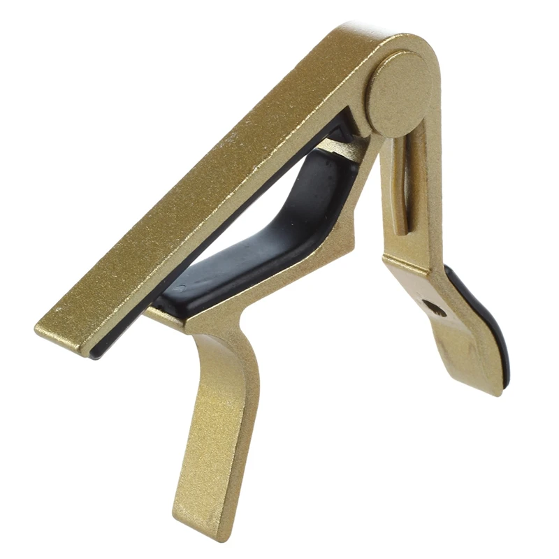 Clamp Key Trigger Capo for Acoustic Electric Classic Guitar(Golden