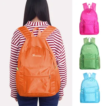

backpack girl Backpack Wear Light Sports Outdoor Backpack Light Simple Fold Backpack mochila antirrobo mujer рюкзак женский#XP30