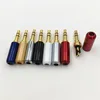 4PCS 3.5 mm Plug Audio Jack 4 Pole Gold Plated Earphone Adapter for DIY Stereo Headset Earphone or Used for Repair Earphone ► Photo 2/6