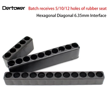 

Wind batch receptacle receptacle receptacle socket 6.35 mm hexagonal batch receptacle 5 holes 10 holes 12 holes