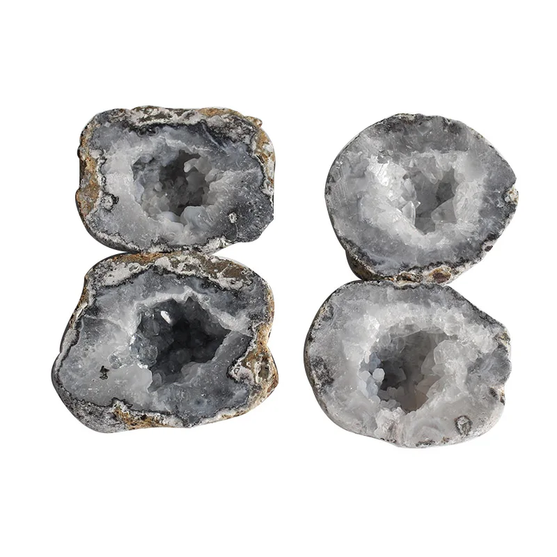 

1 Kg Natural Agate Geode Crystal Craft For Home Decoration