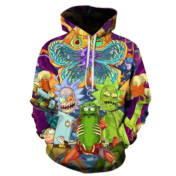 

New Rick and Morty Hoodies 2 Art 3D Unisex Sweatshirt Men Brand Hoodie Comic Casual Tracksuit Pullover DropShip Streetwear 6XL
