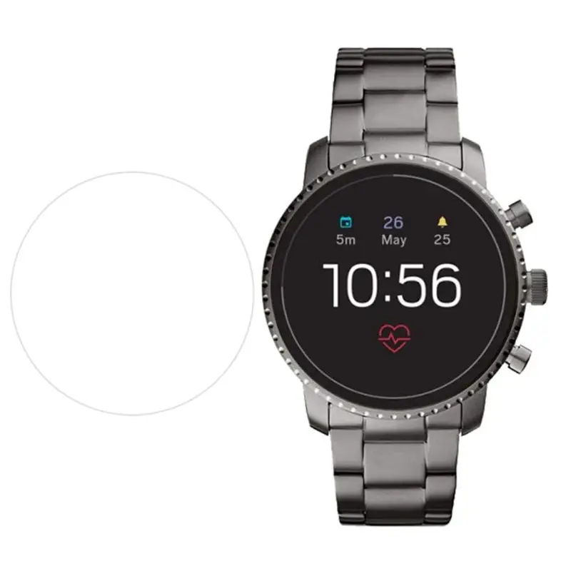 

Anti Anti Scratch Tempered Glass Protective Film Clear Guard Screen Protector Cover for Fossil Q Explorist HR Gen 4 Generation