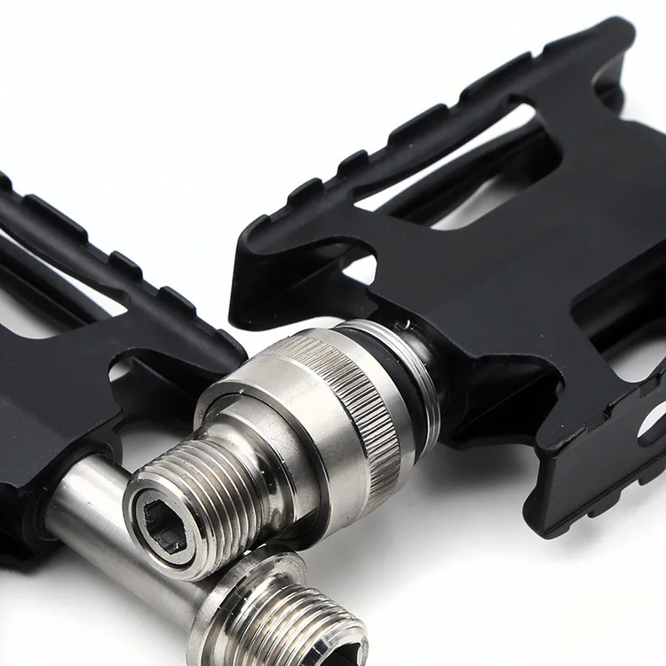

Bicycle Titanium Alloy Pedal Titanium Shaft Brompton Folding Bicycle Aluminium Alloy Unilateral Quick Release Pedal