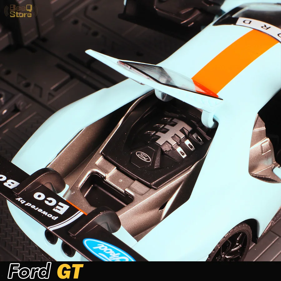 1:32 Ford GT Race Car Alloy Car Model Diecasts & Toy Vehicles 1/32 Car Model with Light & Sound Car Toys for Children